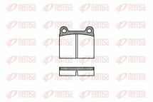 Гальмівні колодки задні Mercedes-Benz W123/126