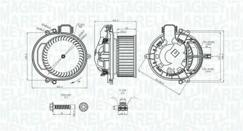 Вентилятор салону bmw