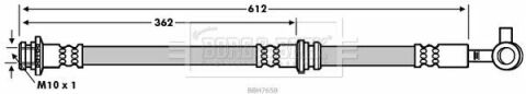 Тормозной шланг FRONT RH