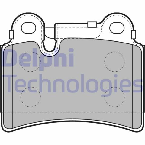 Гальмівні колодки задні Touareg 02- (сист. Brembo) VW Гальмівні колодки задні Touareg 02- (сист. Brembo) VW