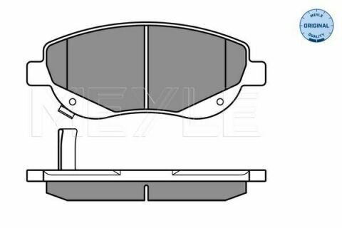 Колодки гальмівні (передні) Toyota Avensis 2.2D 09- (150.7x19)