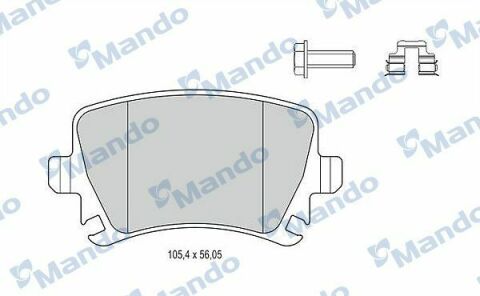 MBF015194 MANDO Гальмівні колодки до дисків