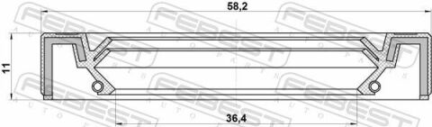 Сальник полуоси 38x58x11 Highlander/Camry/Corolla 01-13