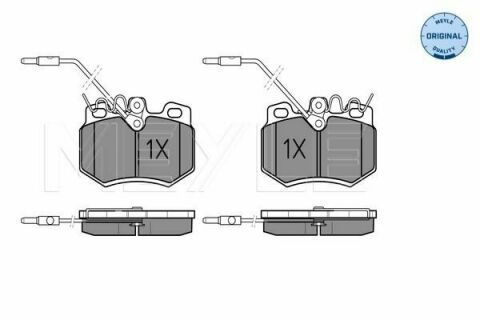 Колодки тормозные (передние) Citroen AX/C15/C6/Visa/Peugeot 205 II/407 1.0-2.2D 84-