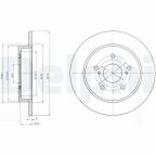 Диск гальмівний задній SX4 05- SUZUKI