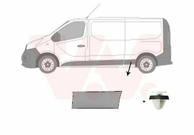 Накладка дверей (задніх/L) Opel Vivaro/Renault Trafic 14-