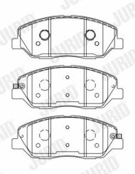 Колодки гальмівні пров. HYUNDAI Santa Fe 06-09 Колодки гальмівні пров. HYUNDAI Santa Fe 06-09