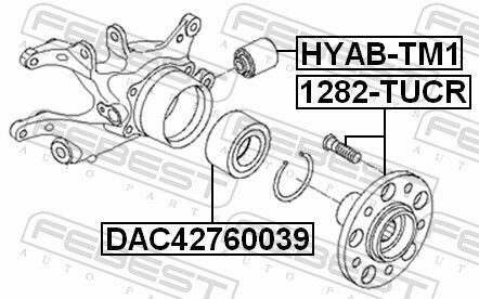 Сайлентблок задней цапфи Hyundai Ix35/Tucson 04-