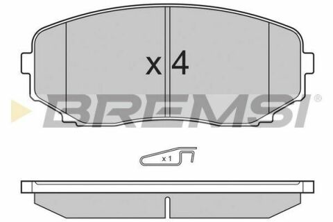 Тормозные колодки пер. Mazda CX-7/CX-9 07- (sumitomo)