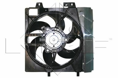Вентилятор радіатора Citroen C2/C3 1.1-1.6 02-/Peugeot 1007/207/208 1.0-1.6 05- (з дифузором)