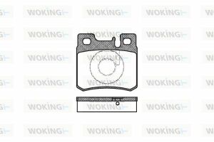 Гальмівні колодки зад. W124/202/210 -96 (ATE)