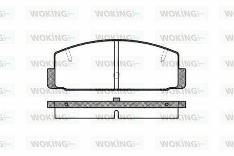 Тормозные колодки зад. Mazda 6/626 1.8-2.5 99-13