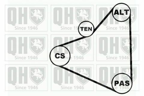 Ремiнь клиновий к-т QTA703,QBR61150