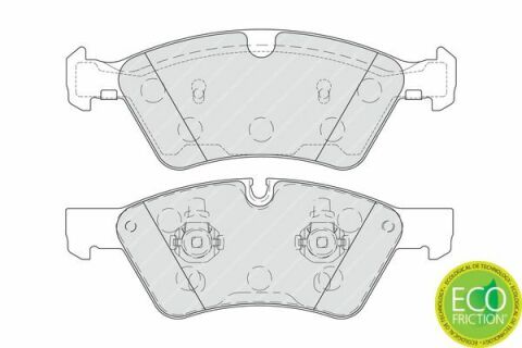 Гальмівні колодки перед W164 ML/X164 GL 05>