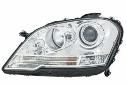 Фара основна bi-xenon з мотором, з лампами, без предвк. апарату d2s/h7 py21w w5w wy5w лів.