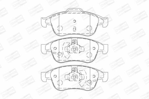 Колодки гальмові передні Duster, Megane 09- RENAULT