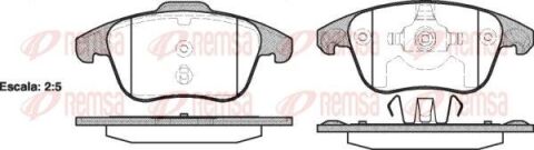 CITROEN тормозные колодки передн. DS4,DS5