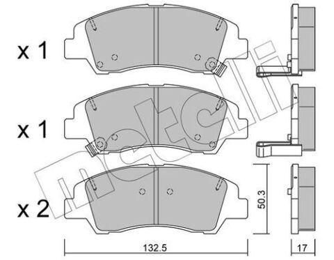 Колодки тормозные (передние) Hyundai i10 13-