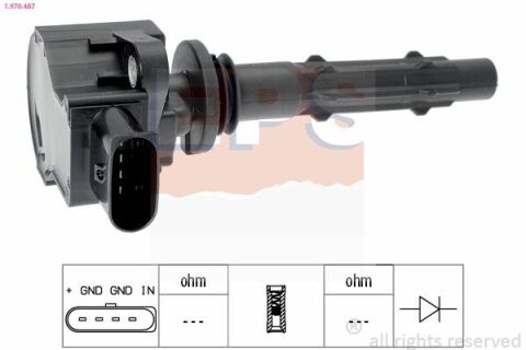 EPS DB Катушка зажигания W164, W203, W204, W211,  2,5-5,5