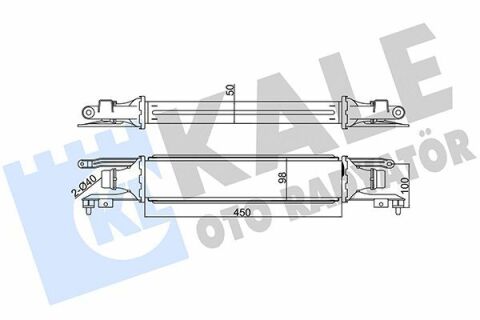 KALE OPEL Інтеркулер Corsa D 1.3CDTI 06-