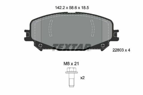 Колодки гальмівні (передні) Renault Scenic IV 17-/Megane IV 17-/Espace V 17- (Sumitomo) Q+