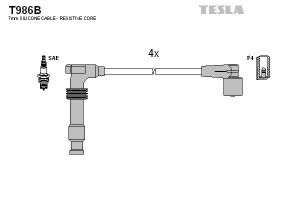 Кабель запалювання к-кт TESLA Chevrolet Evanda,Lacetti,Nubira,Tacuma 1,8