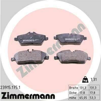 Колодки тормозные (передние) BMW 1 (E87) 03-12/Ford Focus II (Lucas-Giling)