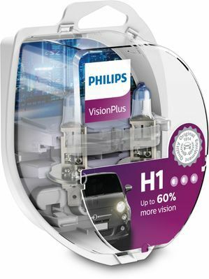 Лампа H1 VisionPlus (+60%) 12V 55W P14,5s Set 2 pc.