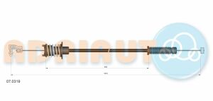Трос газу Peugeot 205,309,405,Citroen C2,C3 CITROEN