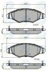 CBP01131 Comline - Тормозные колодки для дисков