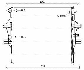 Радіатор охолодження Daily V,VI 3.0d 11- IVECO