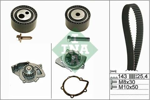 Комплект ГРМ + помпа Citroen Jumper/Peugeot Boxer 2.2 HDi 02-06 Комплект ГРМ + помпа Citroen Jumper/Peugeot Boxer 2.2 HDi 02-06