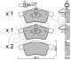Тормозные колодки передние T4 96- (с Датчик) VW, фото 1 - интернет-магазин Auto-Mechanic