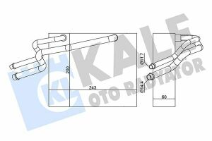 KALE RENAULT Випарник Clio II, Kangoo 98-