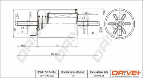 DP1110.13.0023 Drive+ - Фильтр топлива