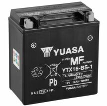 Аккумулятор 12V 14,7Ah MF VRLA Battery YTX16-BS-1(сухозаряженный)