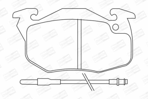 PEUGEOT тормозов.колодки передн.106,205,305,309,405,Renault 11,19,21,Clio,Rapid,Super