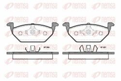 Тормозные колодки перед. AUDI A2, A3 VW Bora, Golf IV SEAT SKODA Тормозные колодки перед. AUDI A2, A3 VW Bora, Golf IV SEAT SKODA