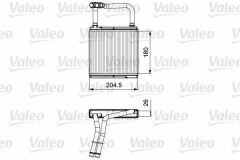 Радиатор печки MB E-class (W211) 02-08