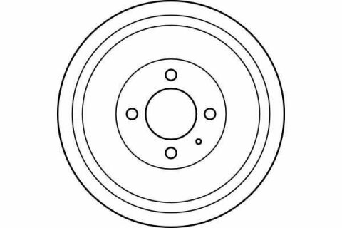 Тормозной барабан задн. Caddy/Inca 95-04