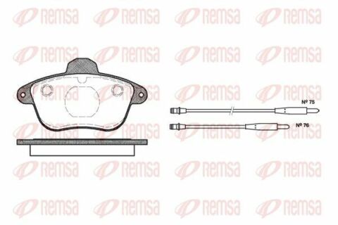 Тормозные колодки перед. PEUGEOT 605 2,0-3,0 89-99 [-]