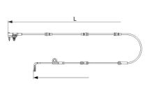 Датчик зносу гальмівних колодок (задніх) Land Rover Defender/Discovery/Range Rover 12- (L=975mm)