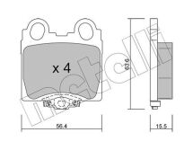 Колодки гальмівні Lexus GS II/IS I 97-05/Toyota Crown VI 99-03 Колодки гальмівні Lexus GS II/IS I 97-05/Toyota Crown VI 99-03
