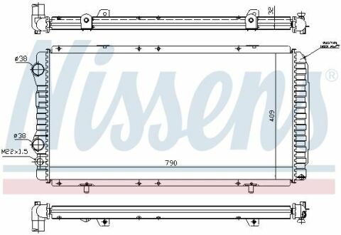 Радиатор CN JUMPER(94-)1.9D(+)[OE 1330.L2]