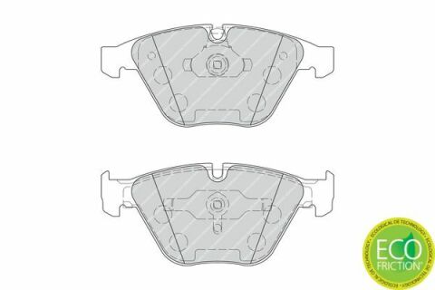 Колодки тормозные передние BMW 5(E60)/7(E65) 02-10 (ATE) (155,1x68,5x20,3) (Сeramic)