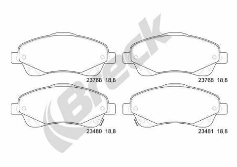 Колодки гальмівні (передні) Toyota Avensis/Corolla 03-09 (Bosch) Колодки гальмівні (передні) Toyota Avensis/Corolla 03-09 (Bosch)