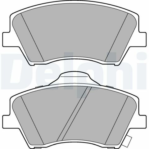 Колодки тормозные передние Ceed 13-, Carens 1,7CRDi 13- KIA