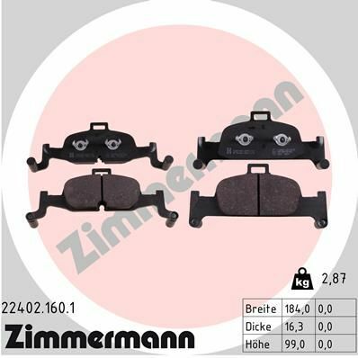 Колодки тормозные (передние) Audi A4/A5/A6/A7/Q5 15- (Ate-Teves)