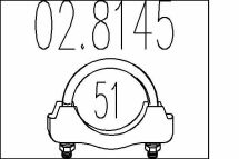 Хомут глушника Fiat Doblo 1.3/1.9 JTD 01-