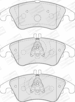 Колодки гальмові передні W212, W204 07-MB